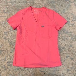 Pink FIGS Catarina Scrub Top